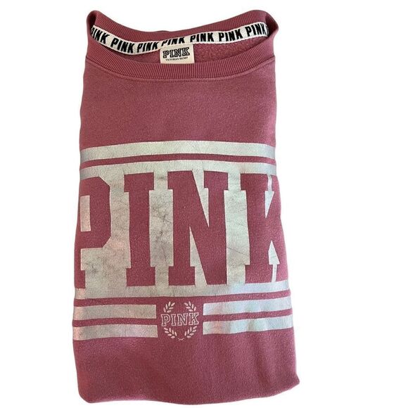 Victorias Secret Shirt Women’s Long Sleeve Size S/P Pink - Picture 4 of 5